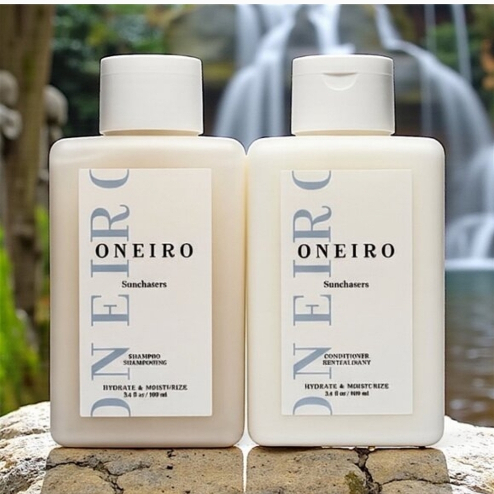 New Sealed Large Travel ONEIRO Sunchasers Shampoo & Conditoner